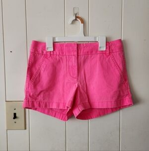 NWT Hot Pink J. Crew Chino Shorts Size 0